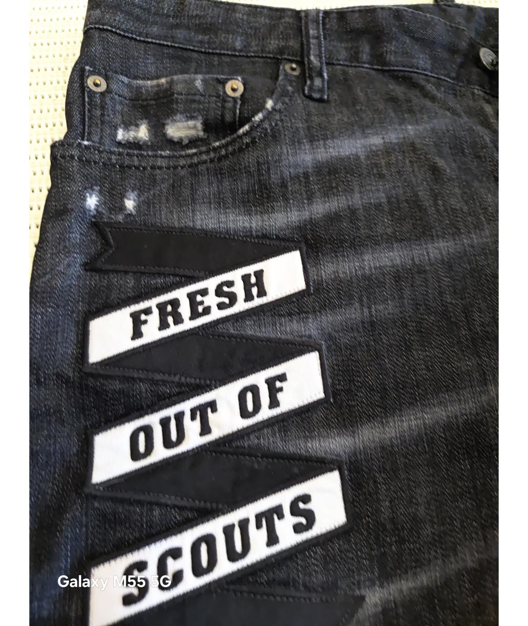 DSQUARED2 Черные хлопковые джинсы скинни, фото 2