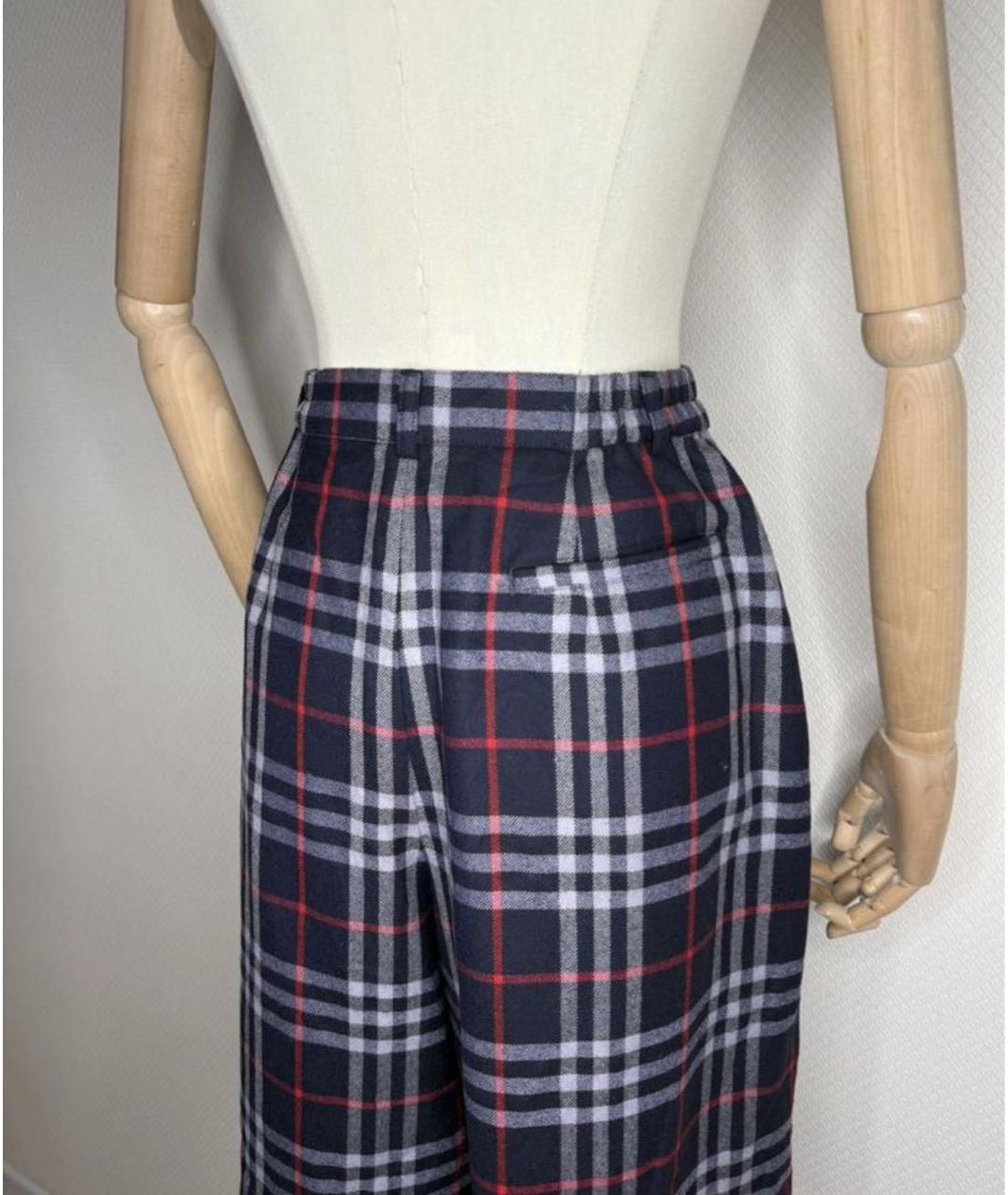 BURBERRY Мульти шерстяные шорты, фото 4