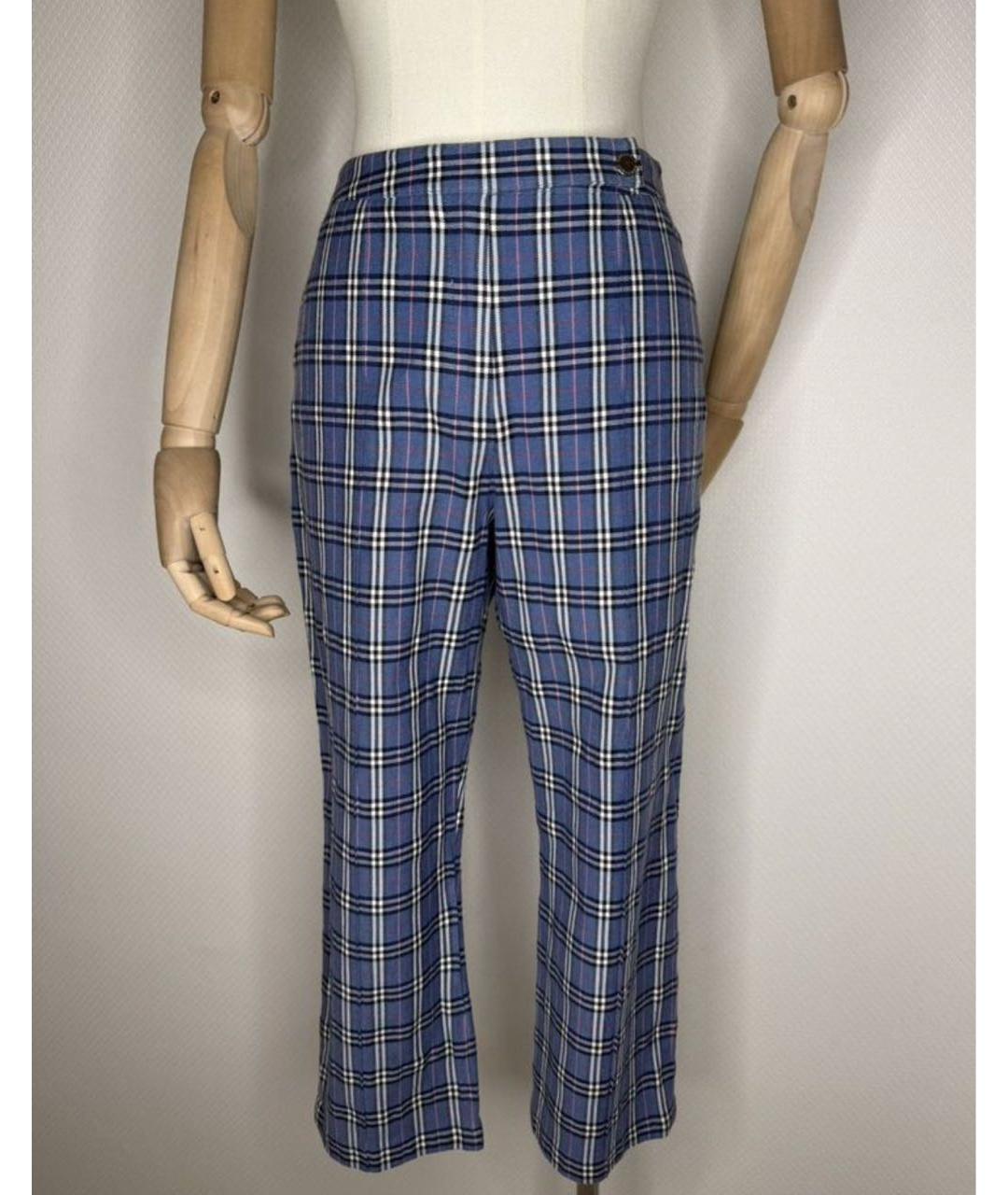 BURBERRY Голубые хлопковые шорты, фото 3
