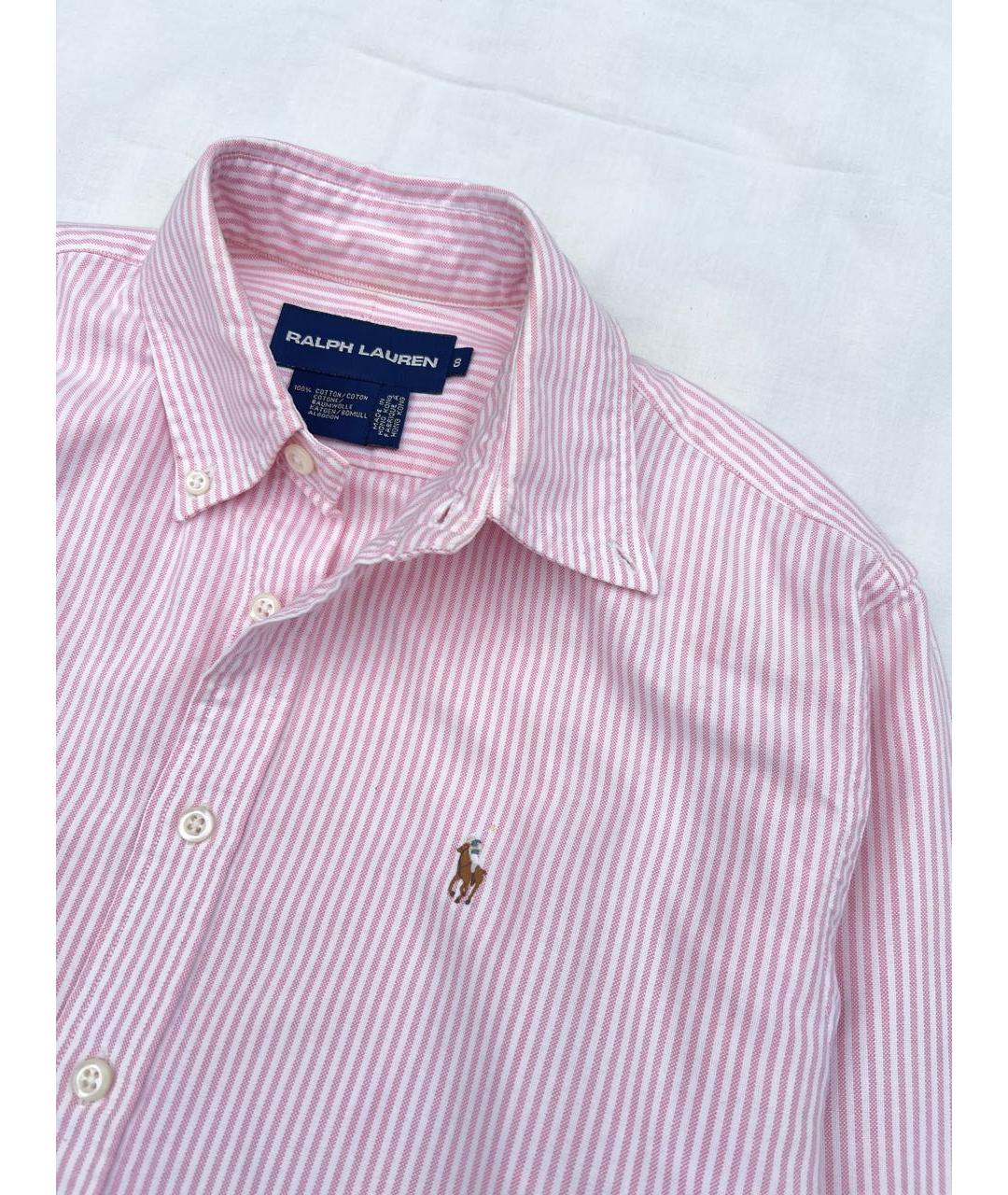 RALPH LAUREN Розовая хлопковая рубашка, фото 2