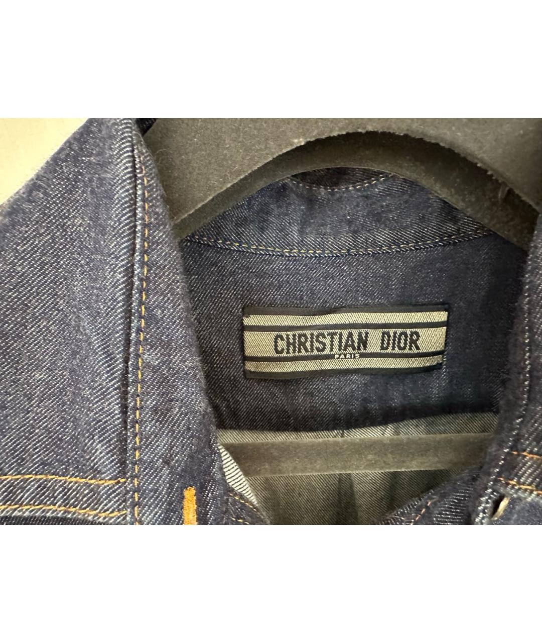 CHRISTIAN DIOR Синее деним платье, фото 3