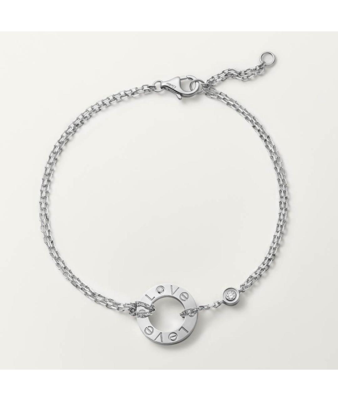 CARTIER Серебряный браслет из белого золота, фото 4