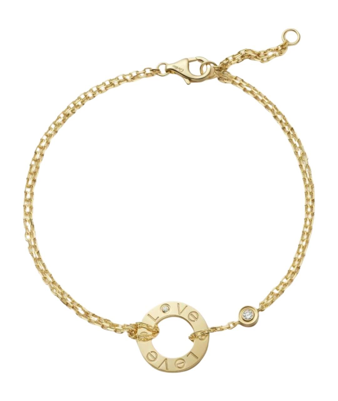 CARTIER Золотой браслет из желтого золота, фото 1