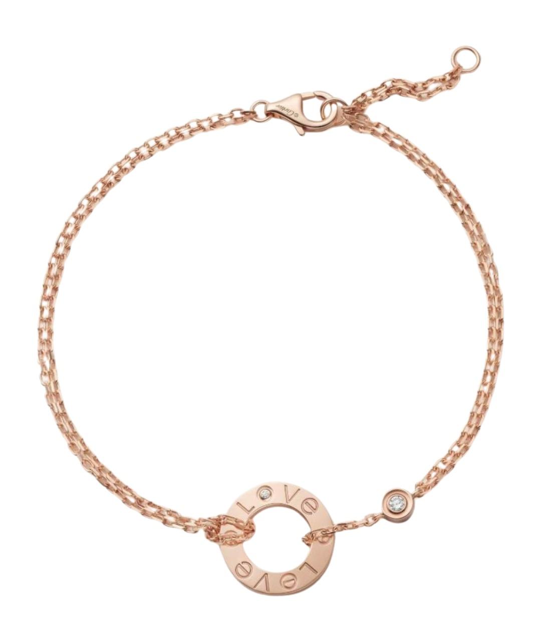 CARTIER Золотой браслет из розового золота, фото 1
