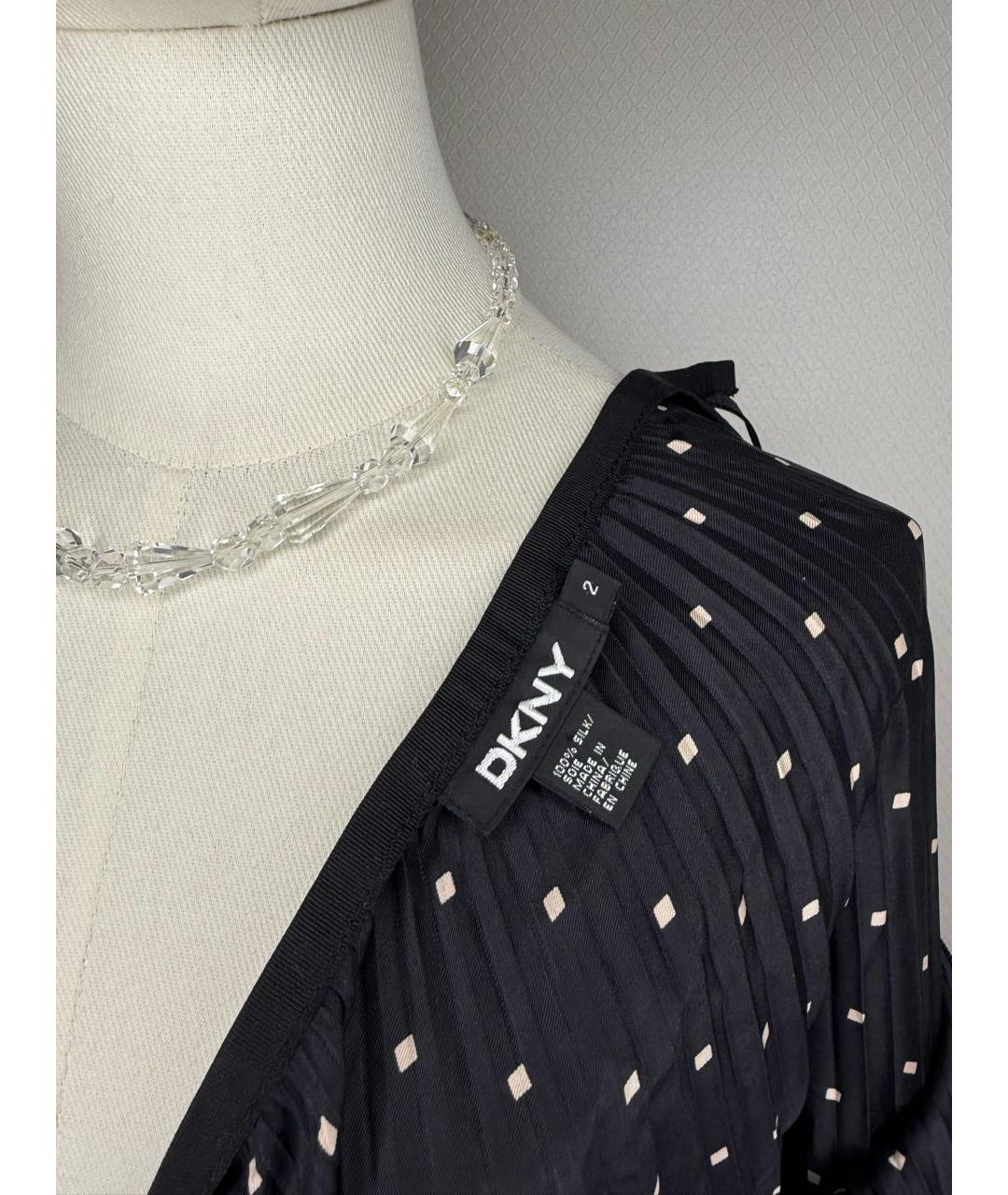 DKNY Мульти шелковая юбка миди, фото 5