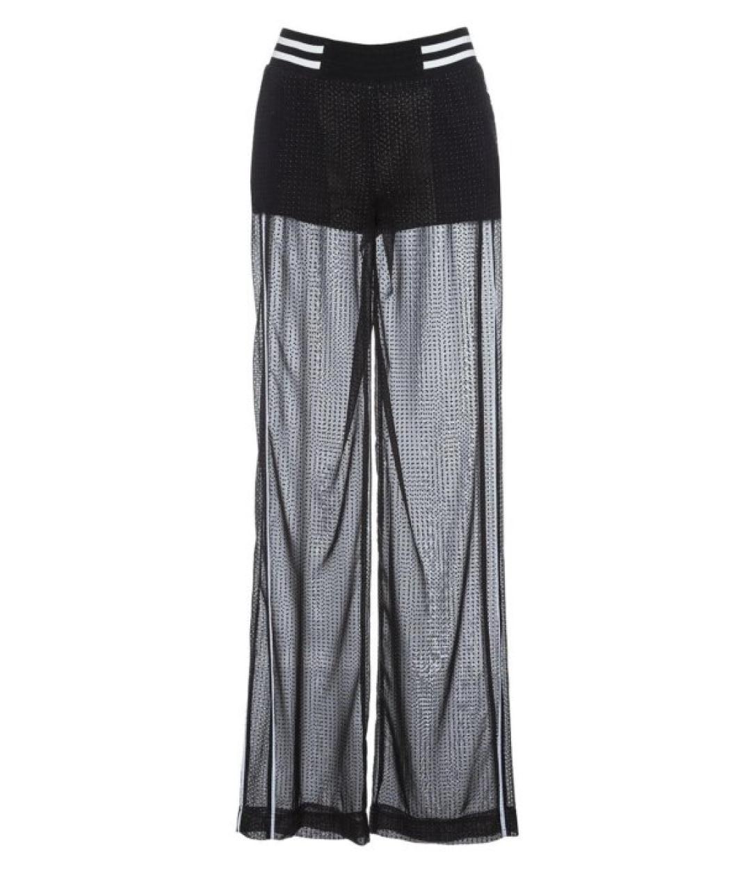 MCQ ALEXANDER MCQUEEN Черные вискозные прямые брюки, фото 1