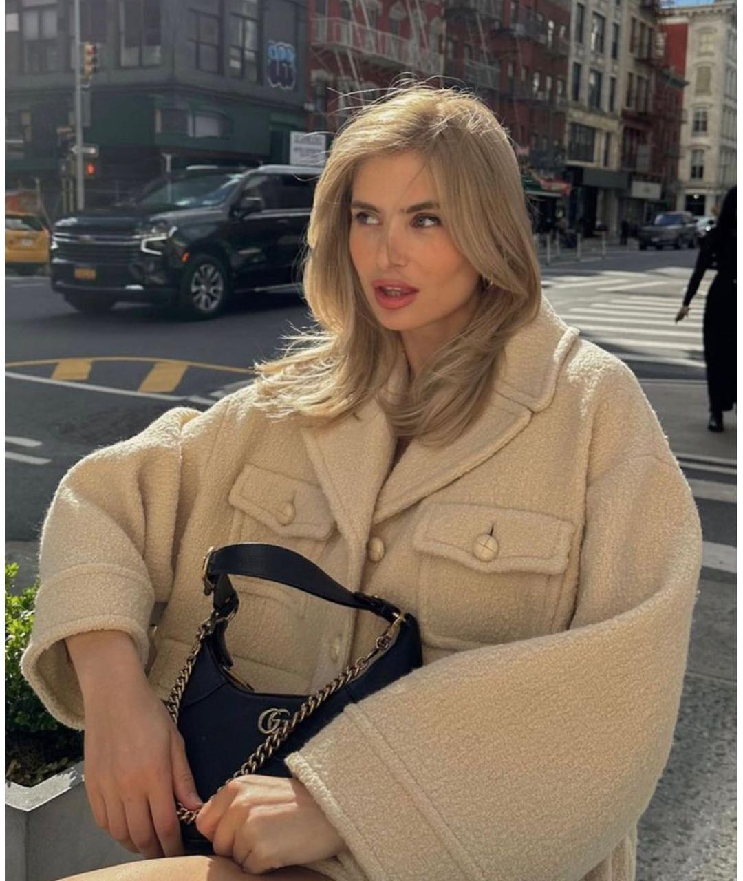 GUCCI Бежевое пальто, фото 4