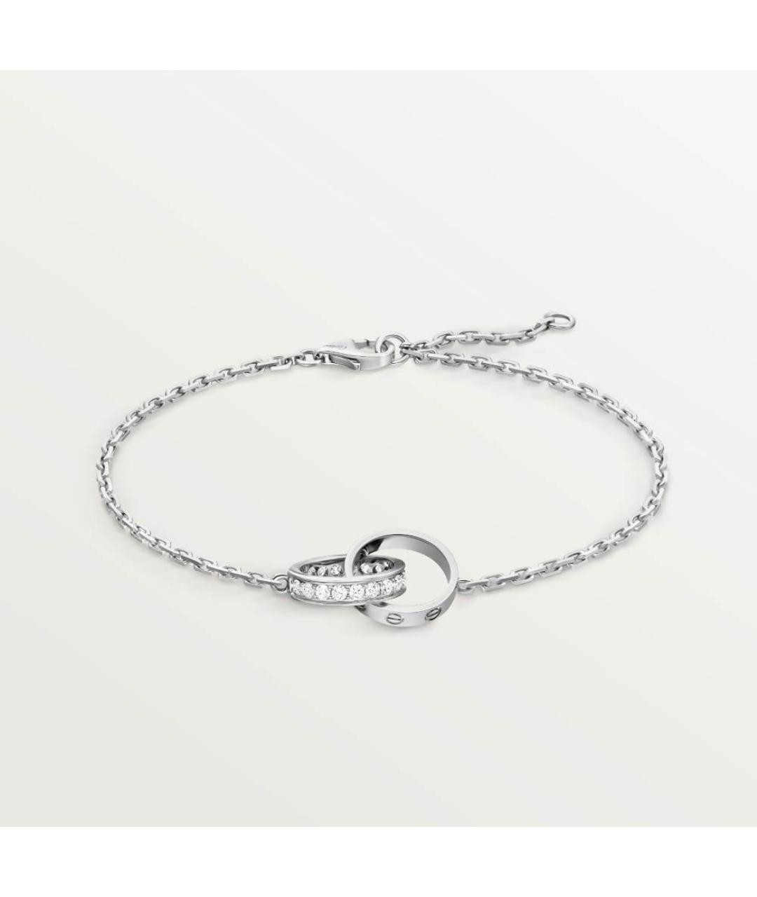 CARTIER Серебряный браслет из белого золота, фото 4