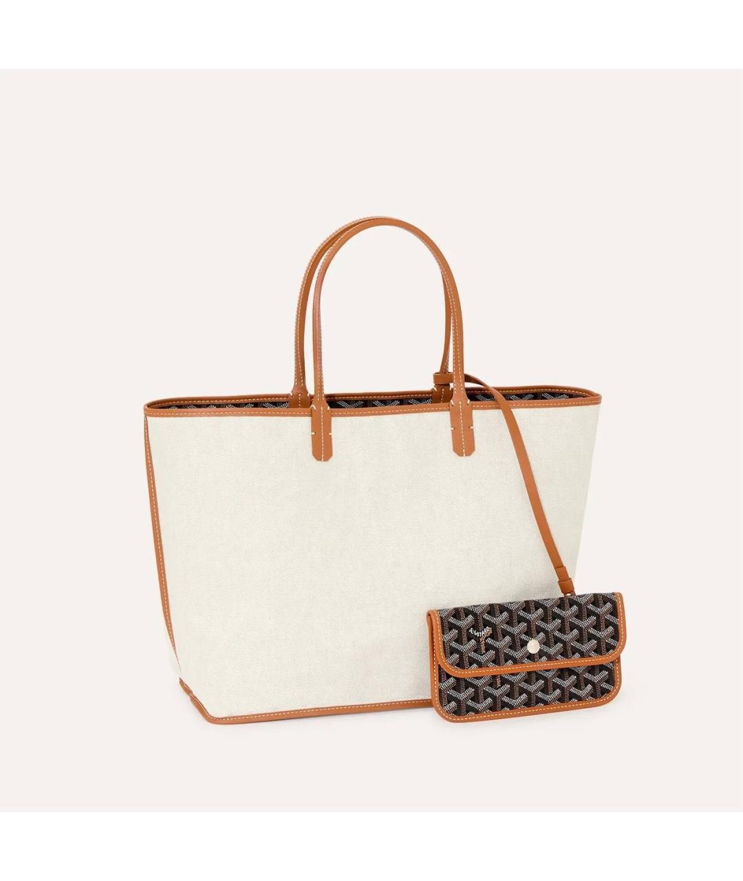 GOYARD Черная кожаная сумка тоут, фото 3
