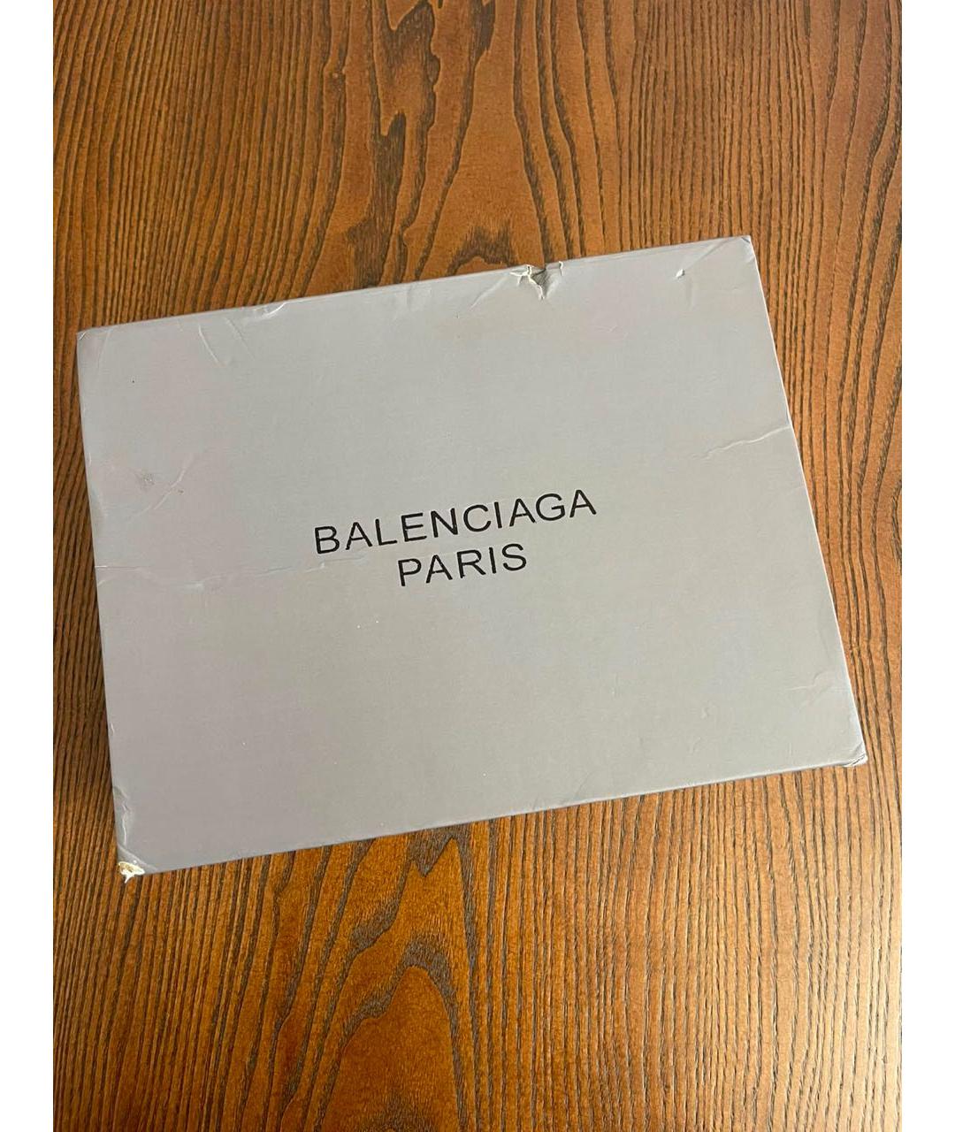 BALENCIAGA Черная кожаная сумка с короткими ручками, фото 6