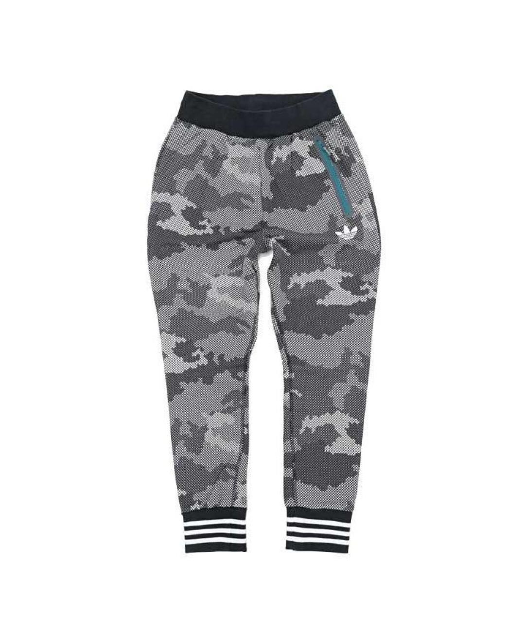 ADIDAS Серый хлопковый спортивный костюм, фото 1