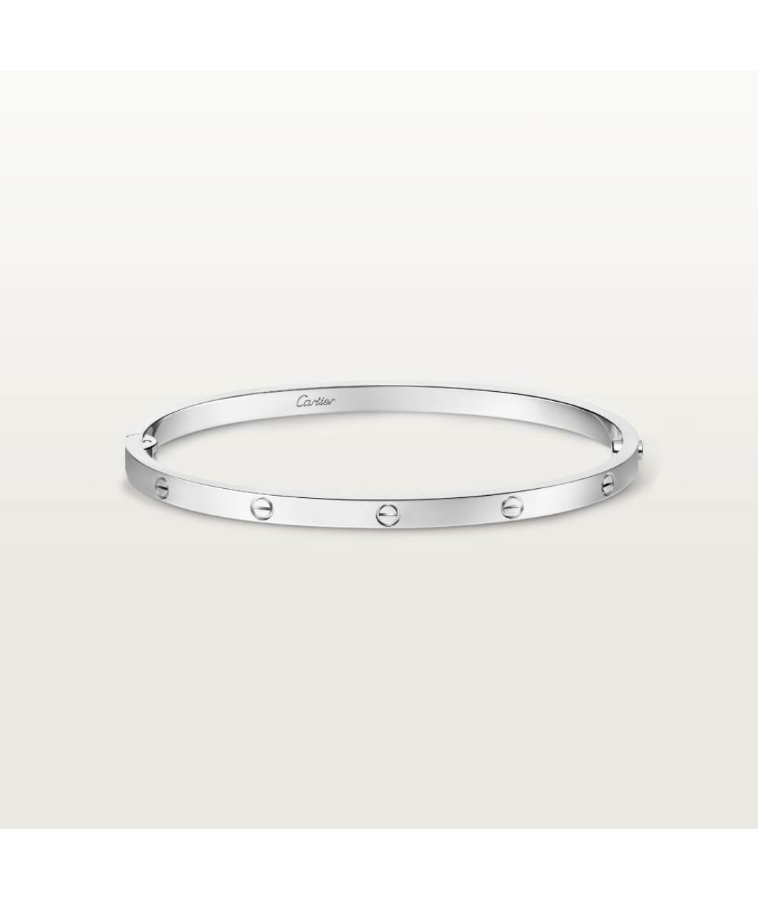 CARTIER Серебряный браслет из белого золота, фото 4