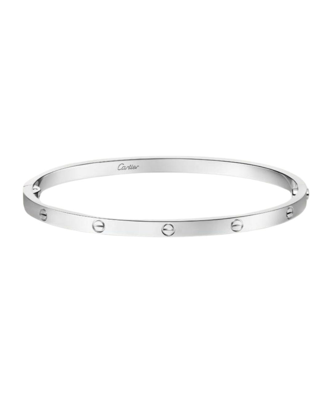 CARTIER Серебряный браслет из белого золота, фото 1