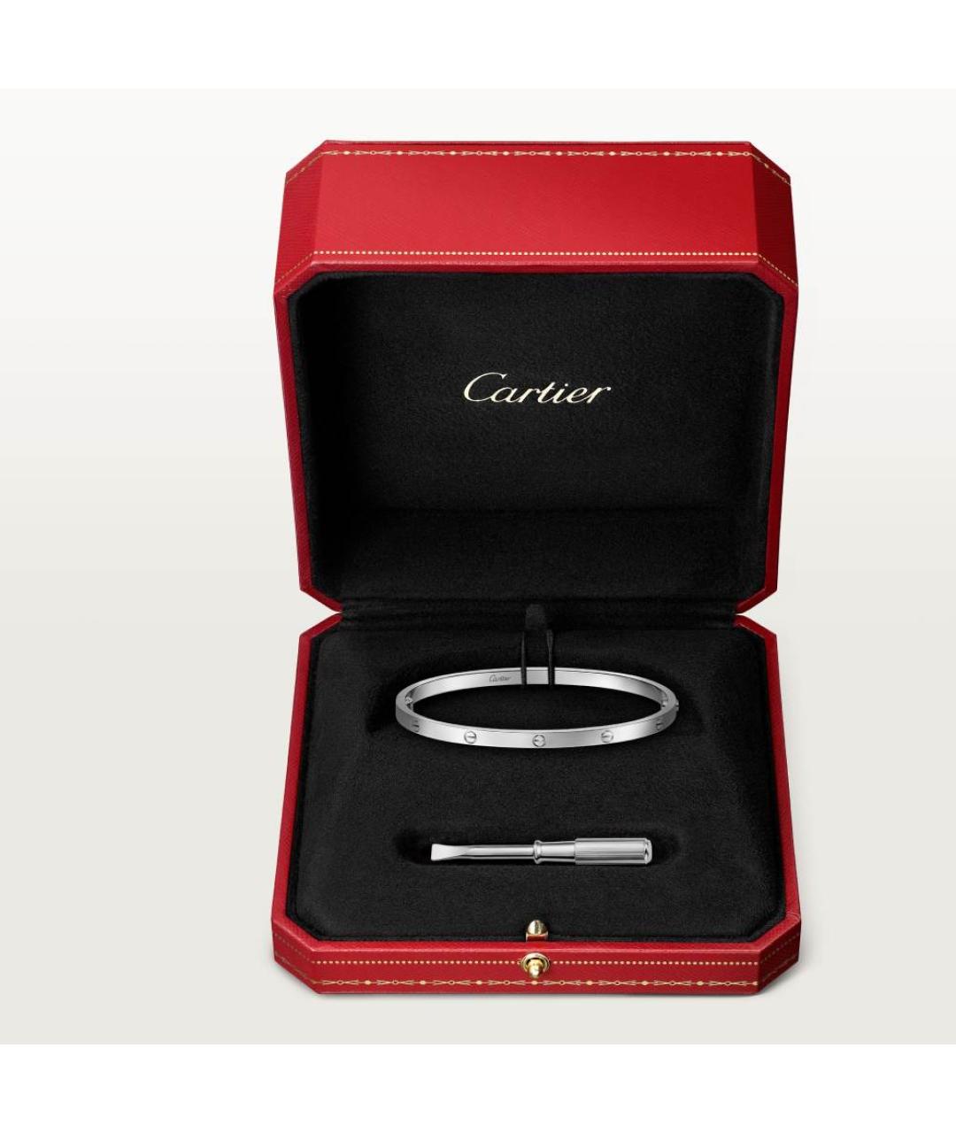 CARTIER Серебряный браслет из белого золота, фото 3