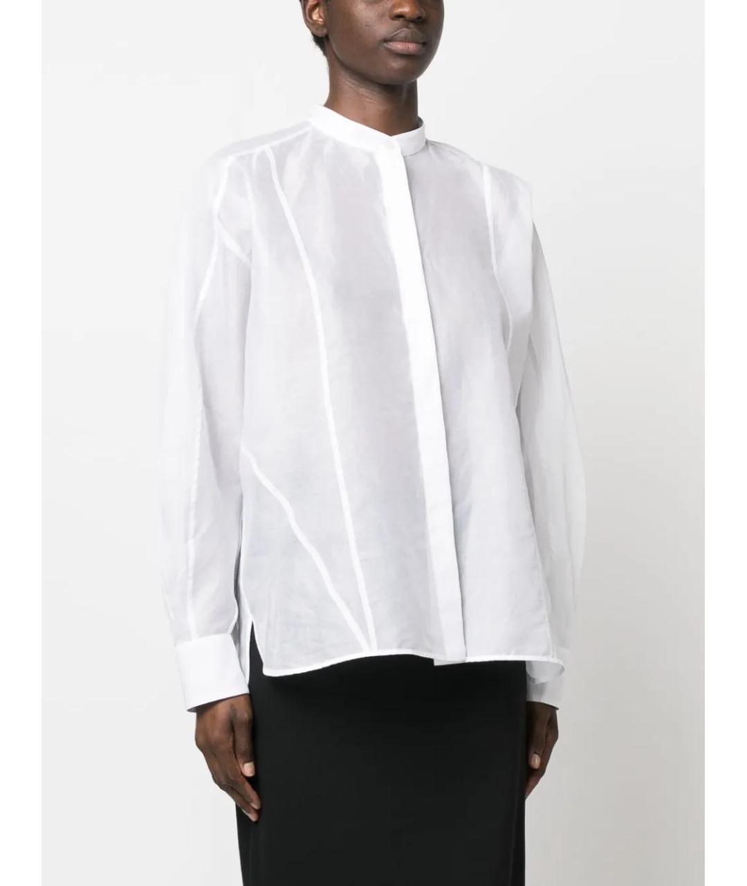 JIL SANDER Белая хлопковая рубашка, фото 3