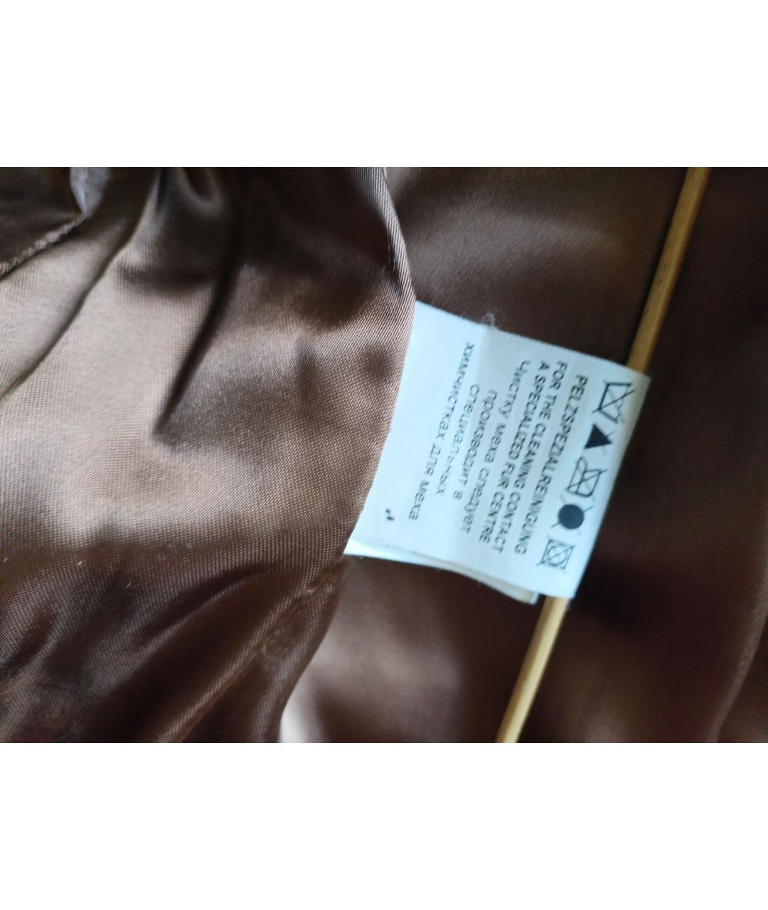 ESCADA Коричневая меховая шуба, фото 8