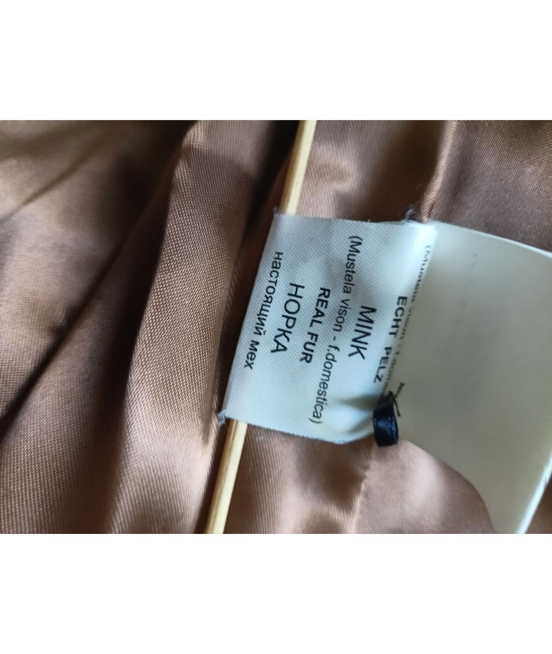 ESCADA Коричневая меховая шуба, фото 7