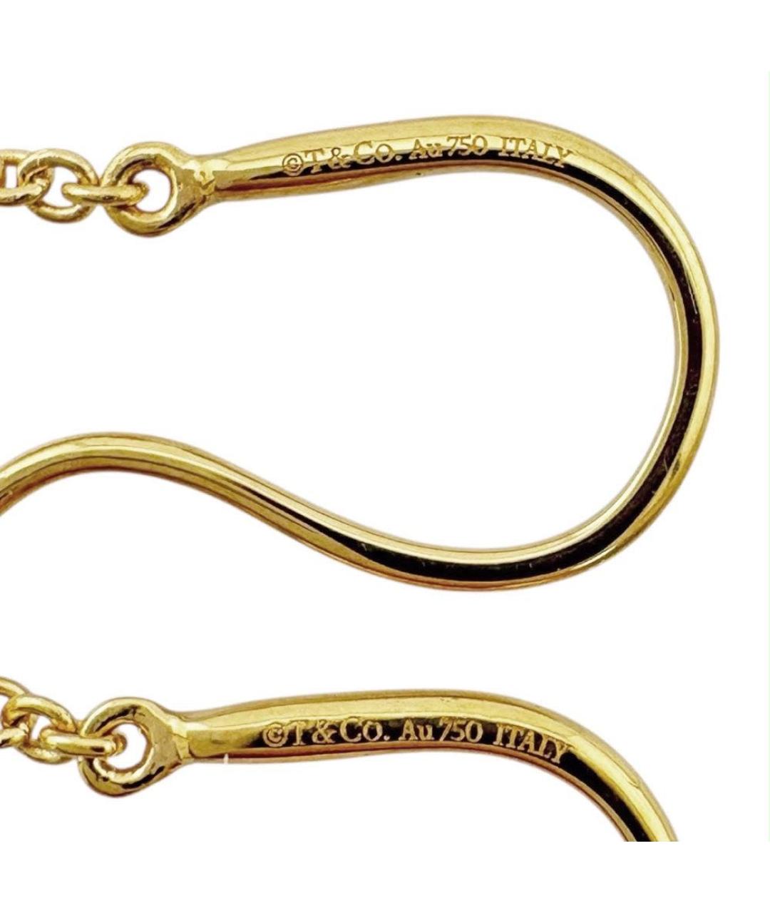 TIFFANY&CO Золотые серьги из желтого золота, фото 2
