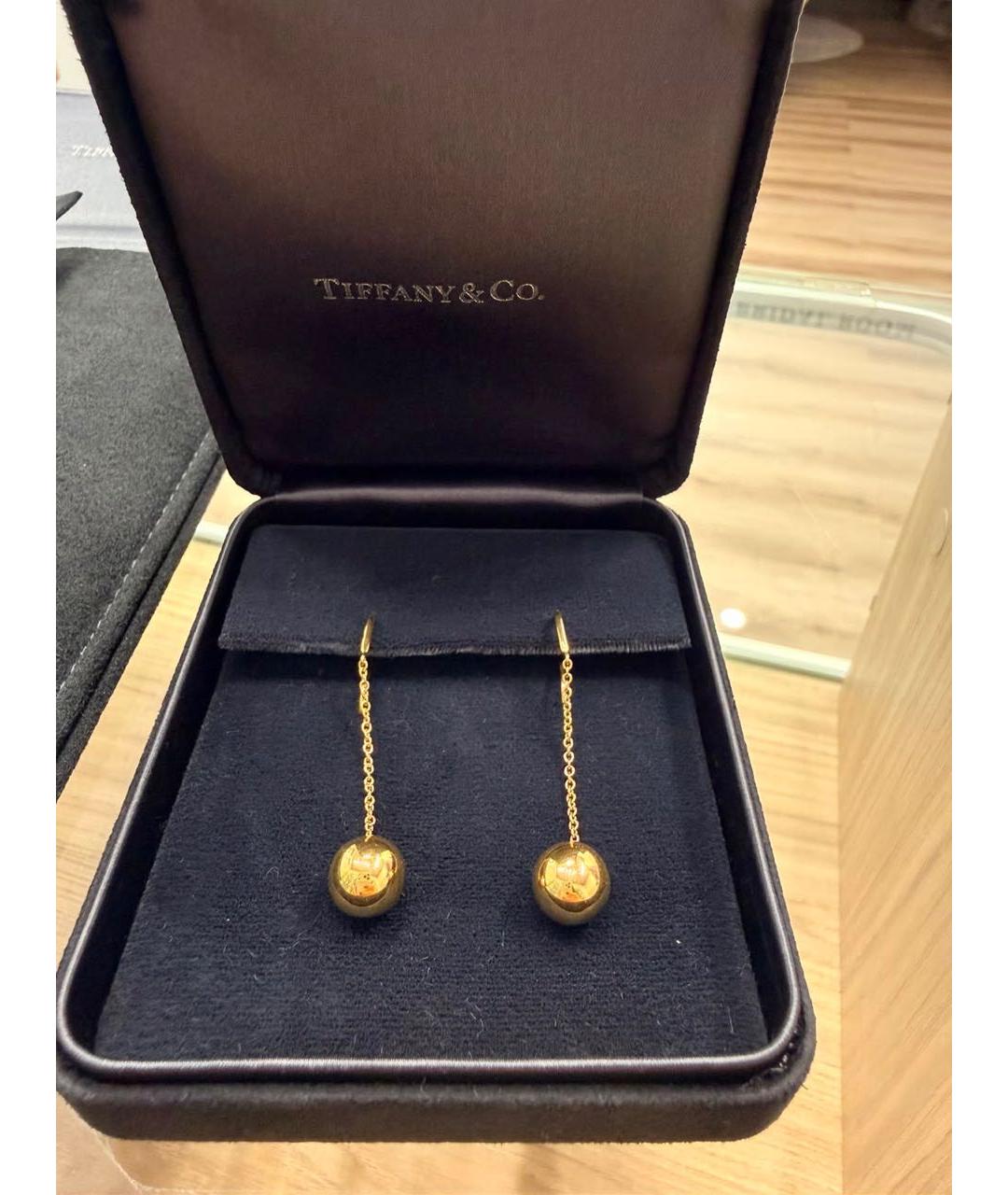 TIFFANY&CO Золотые серьги из желтого золота, фото 3