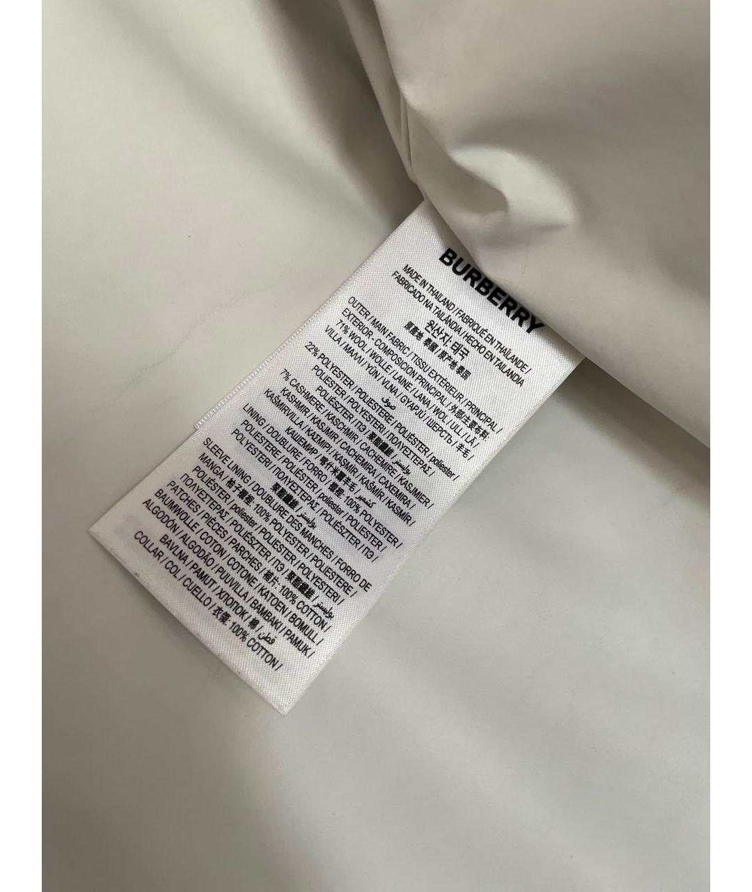 BURBERRY Шерстяная куртка, фото 4