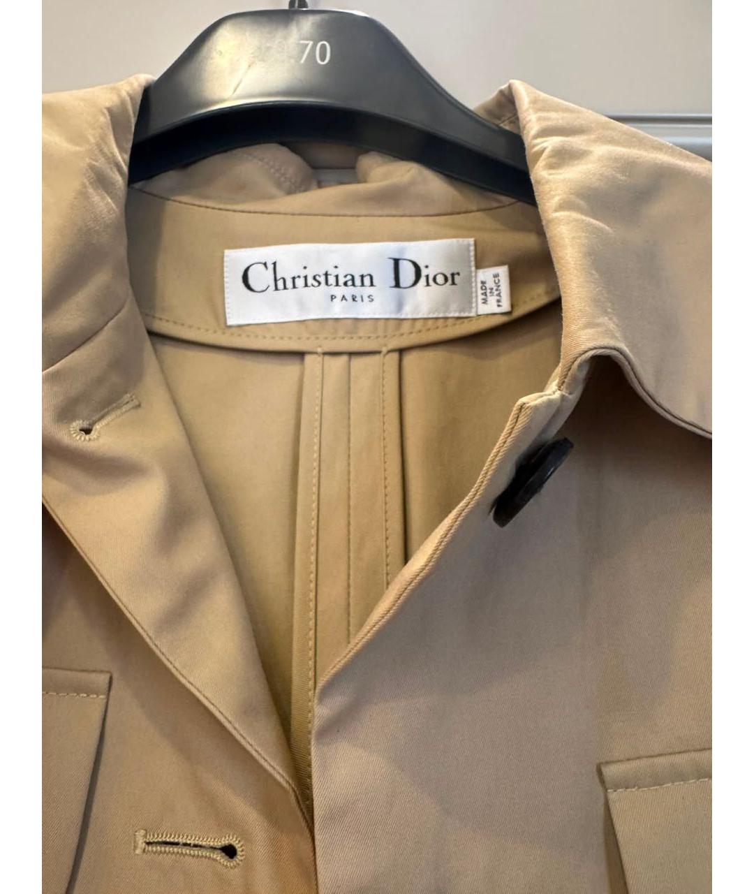 CHRISTIAN DIOR Бежевый жилет, фото 4