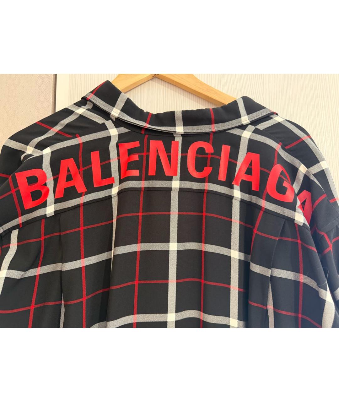 BALENCIAGA Черная рубашка, фото 3