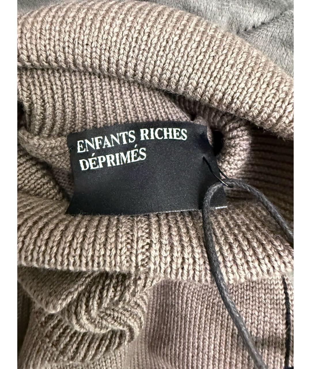Enfants Riches Déprimés Коричневый шерстяной джемпер / свитер, фото 4