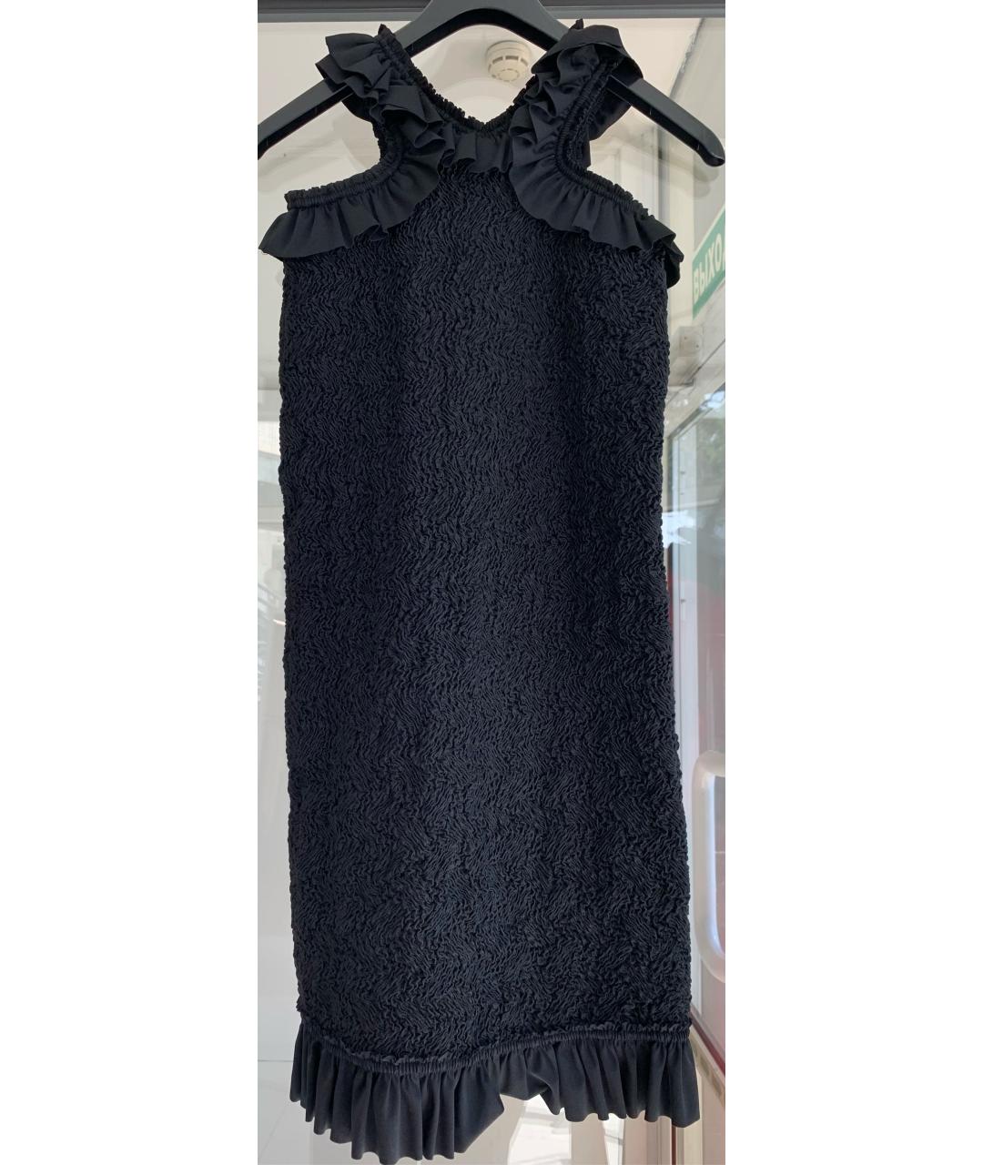 ALEXANDER WANG Черное полиамидовое платье, фото 3