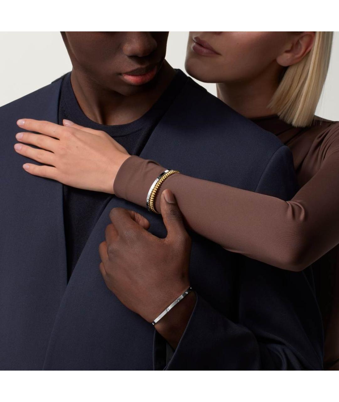 CARTIER Серебряный браслет из белого золота, фото 2