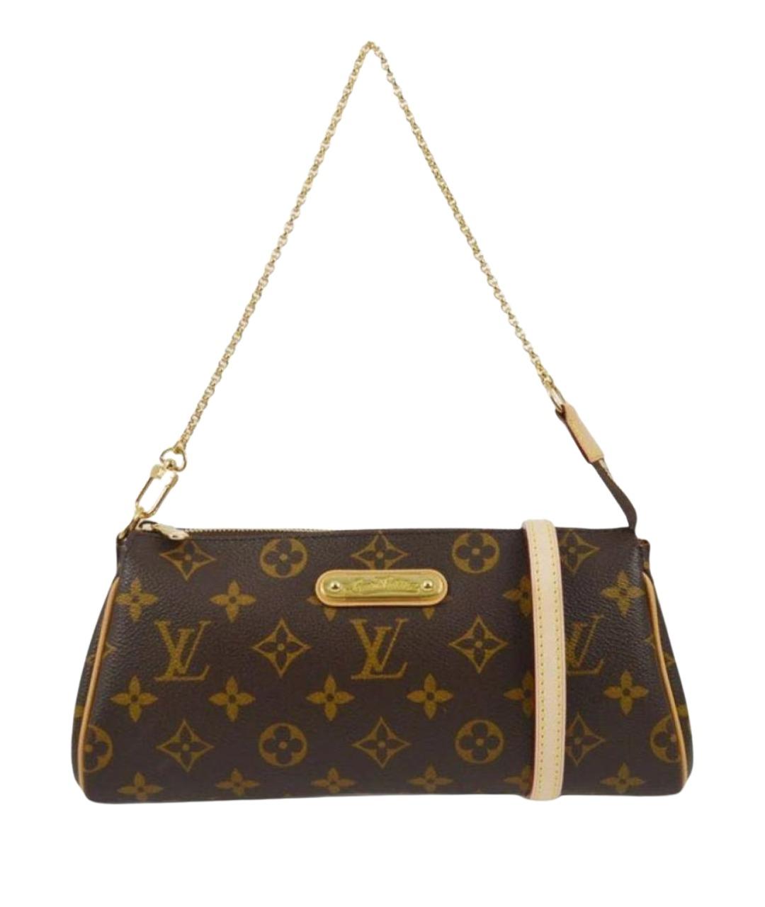 LOUIS VUITTON Коричневая сумка с короткими ручками из канвы, фото 1