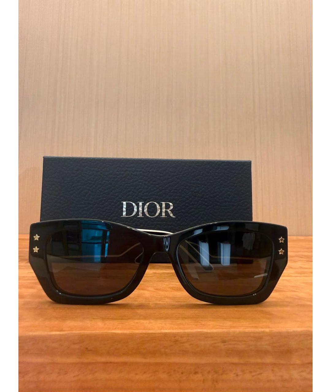 CHRISTIAN DIOR Черные солнцезащитные очки, фото 5