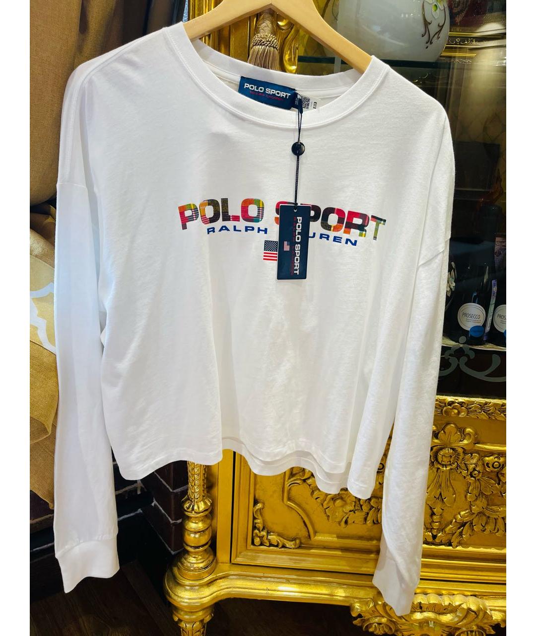 POLO RALPH LAUREN Белая хлопковая футболка, фото 8
