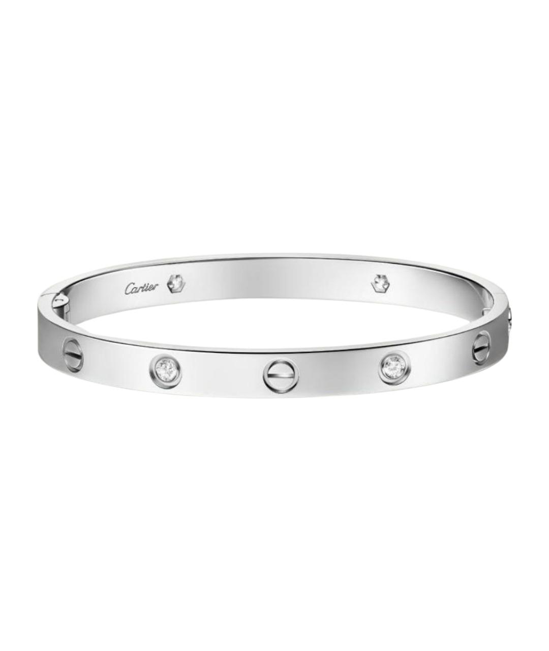 CARTIER Серебряный браслет из белого золота, фото 1