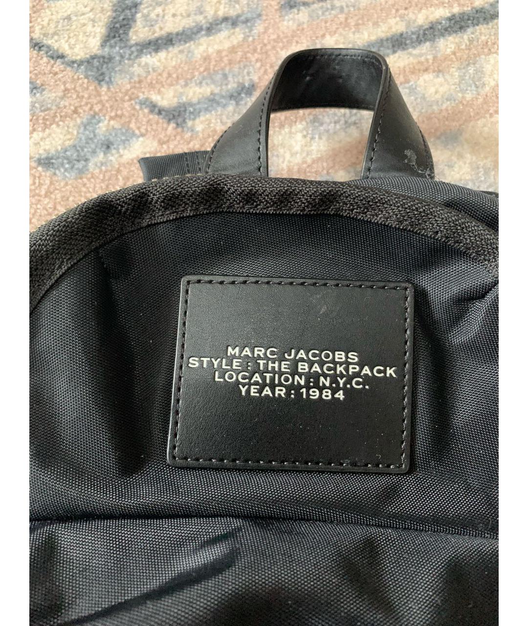 MARC JACOBS Черный синтетический рюкзак, фото 3