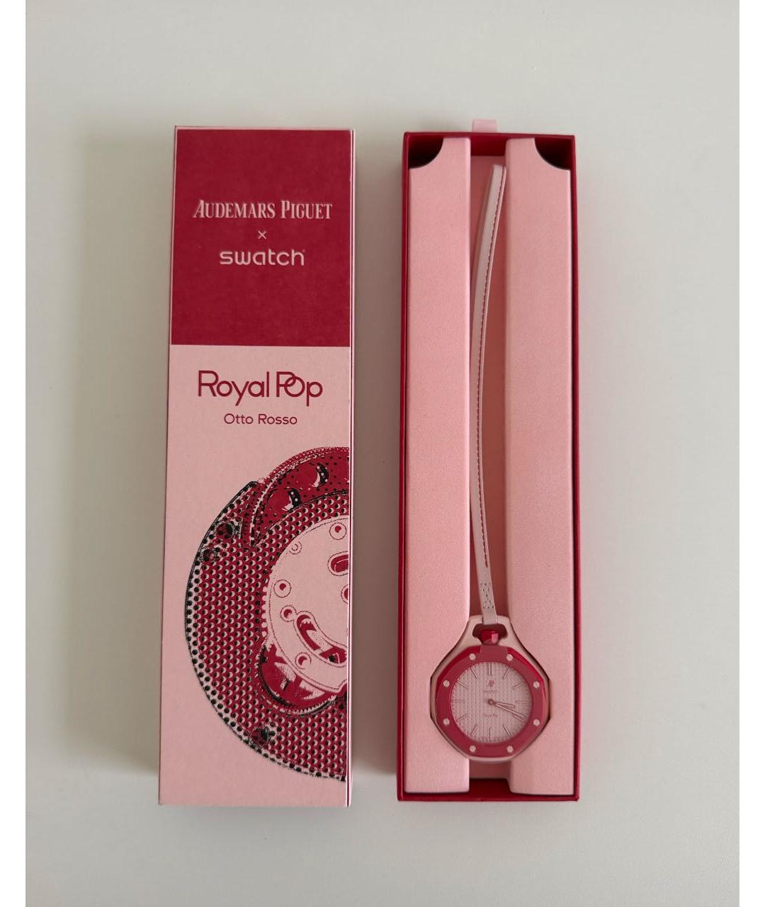Swatch Розовые керамические часы, фото 2