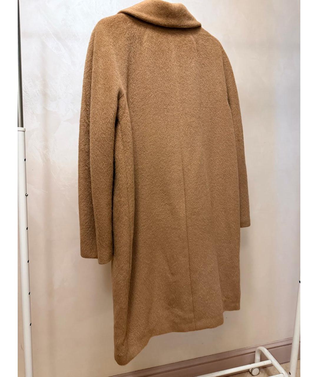 'S MAX MARA Коричневое шерстяное пальто, фото 2