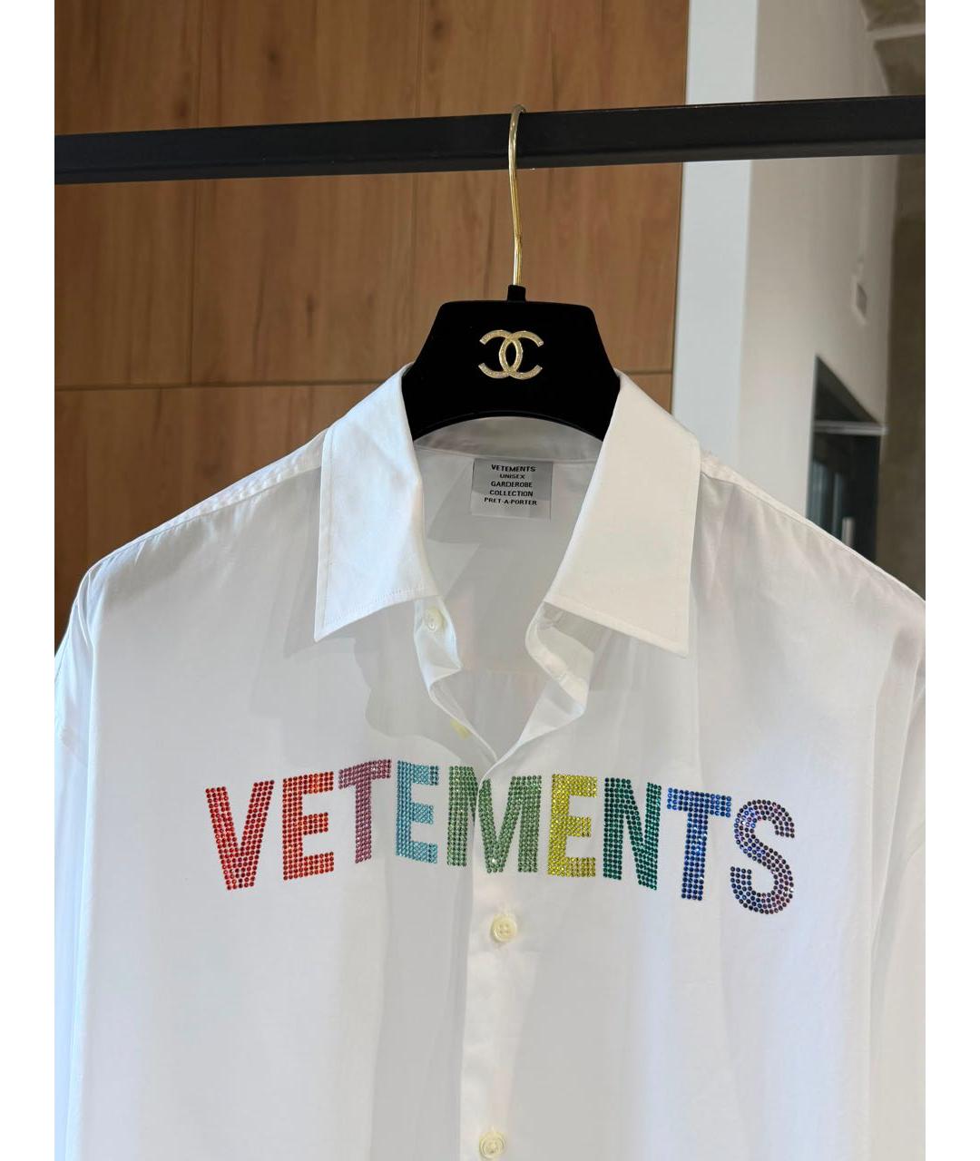 VETEMENTS Белая рубашка, фото 2