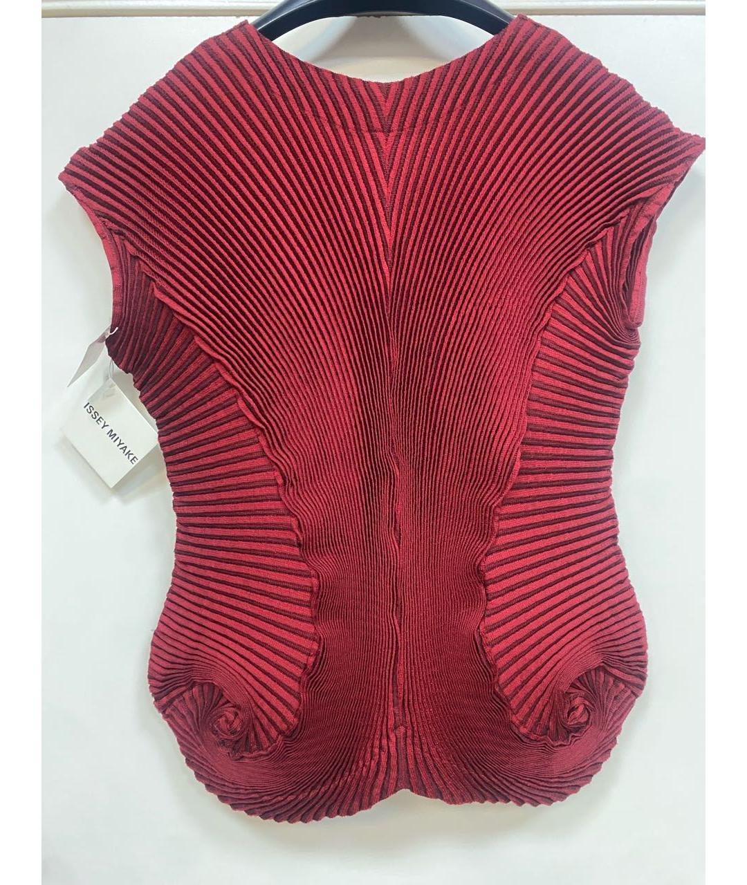 ISSEY MIYAKE Красный шерстяной джемпер / свитер, фото 2