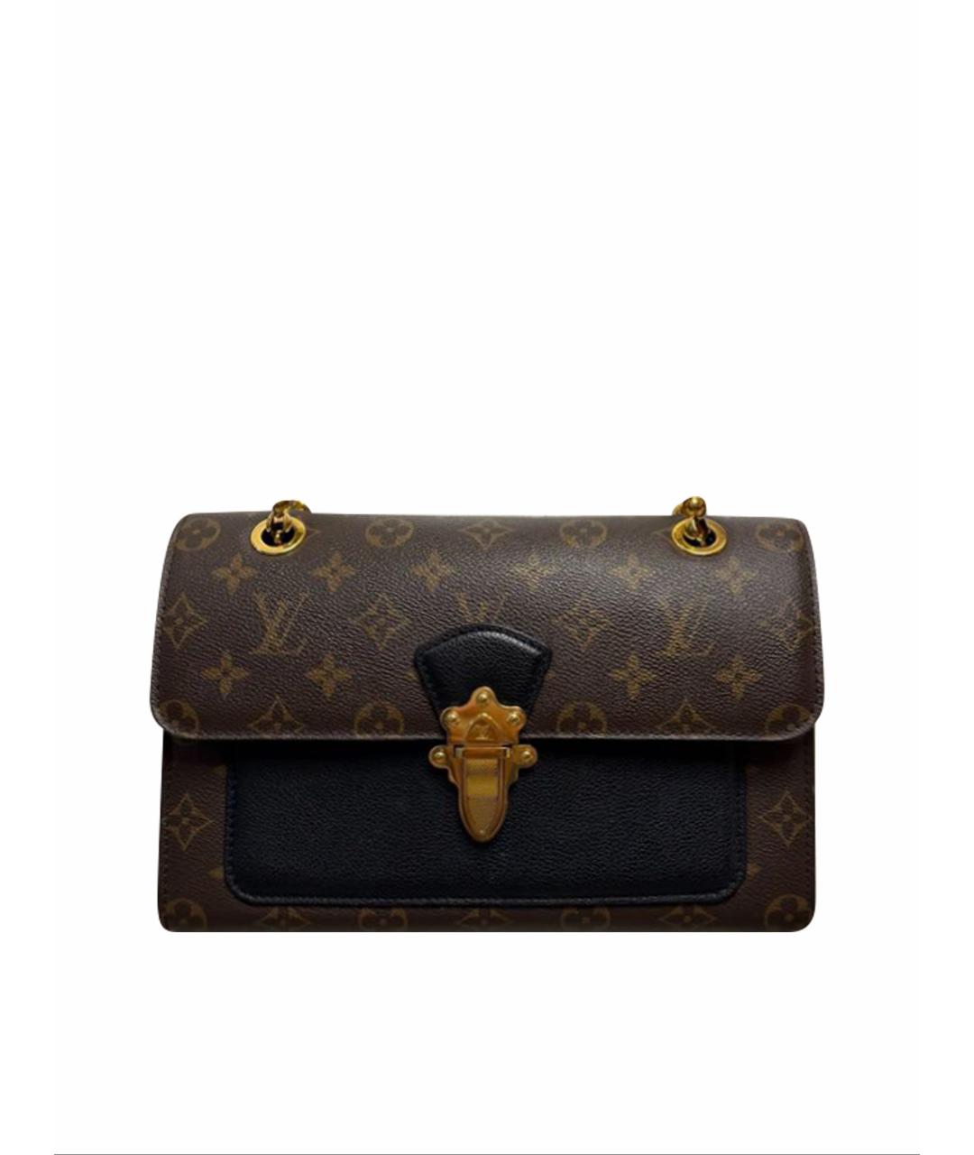 LOUIS VUITTON Коричневая сумка с короткими ручками из канвы, фото 1