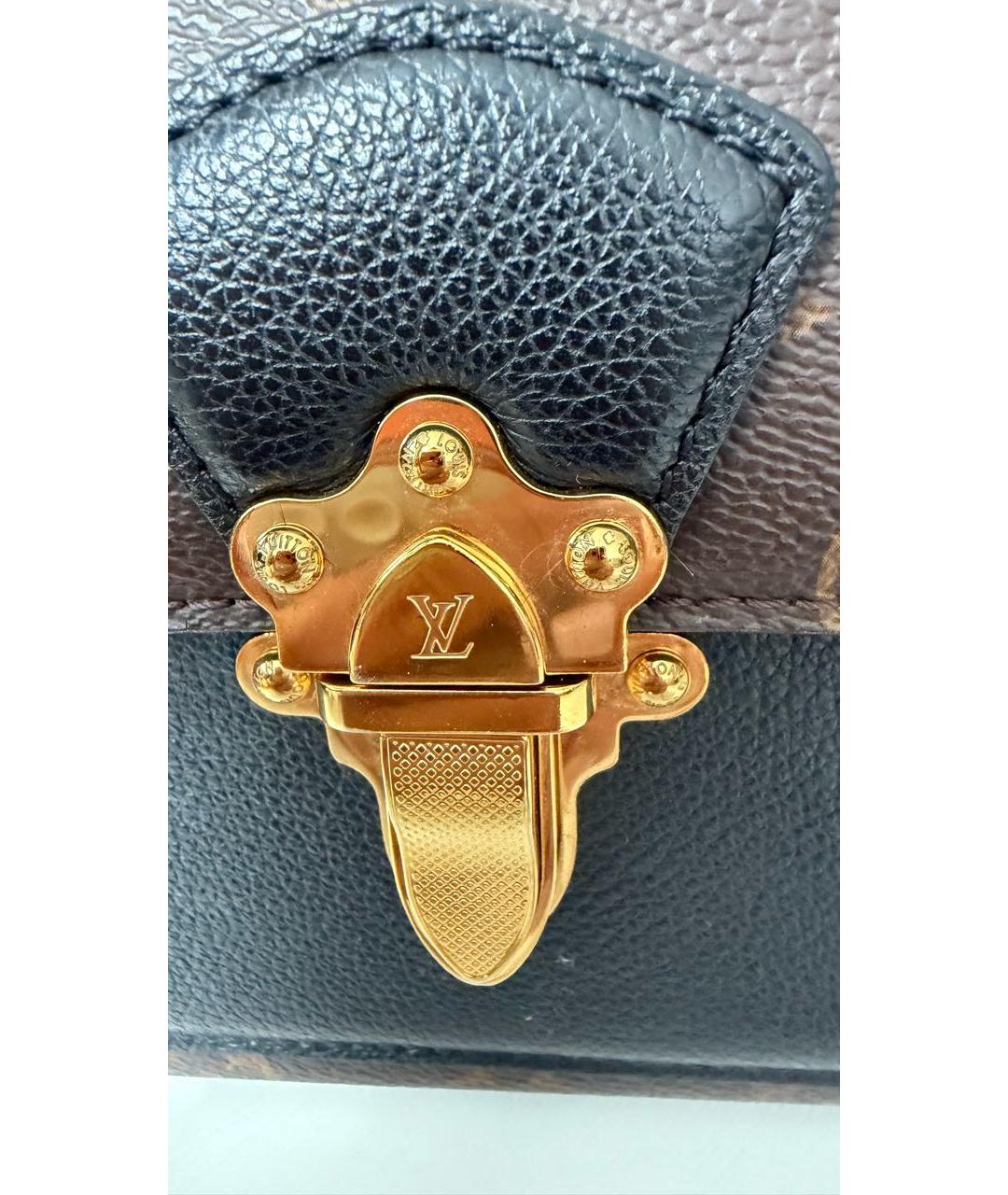 LOUIS VUITTON Коричневая сумка с короткими ручками из канвы, фото 6