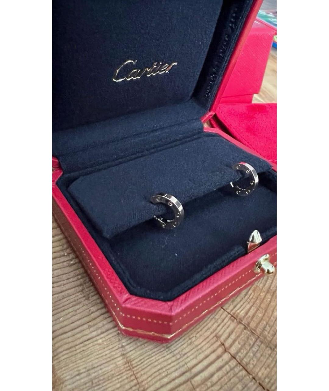 CARTIER Золотые серьги из розового золота, фото 3