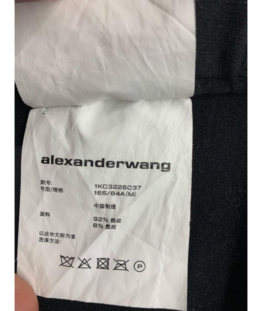 ALEXANDER WANG Черное полиамидовое платье, фото 5