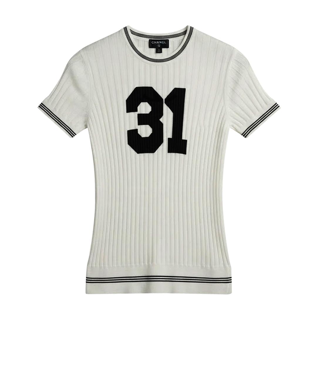 CHANEL Белая футболка, фото 1