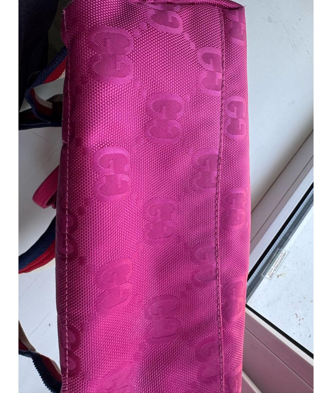 GUCCI Фуксия рюкзак, фото 3