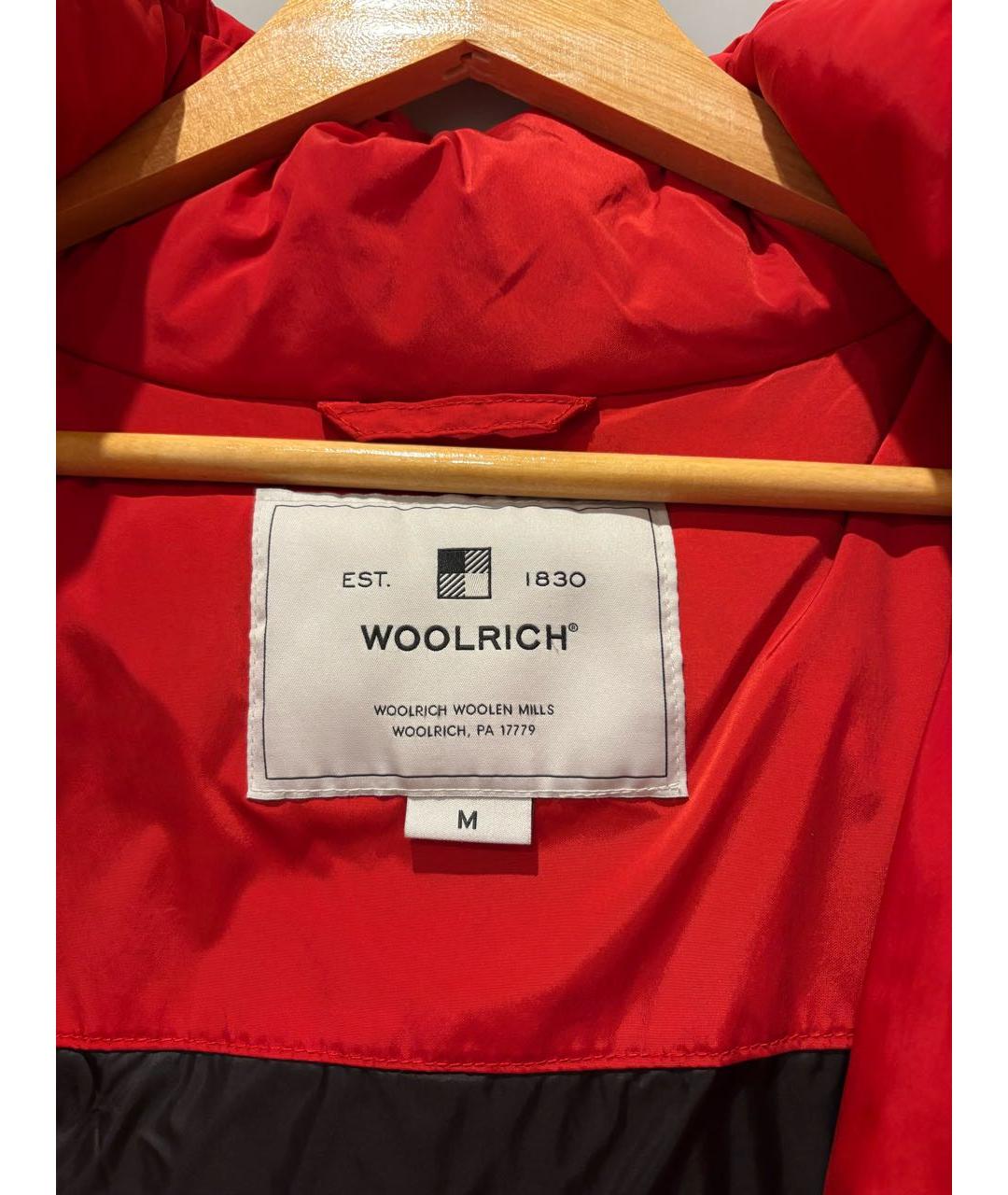 WOOLRICH Красная полиамидовая куртка, фото 3