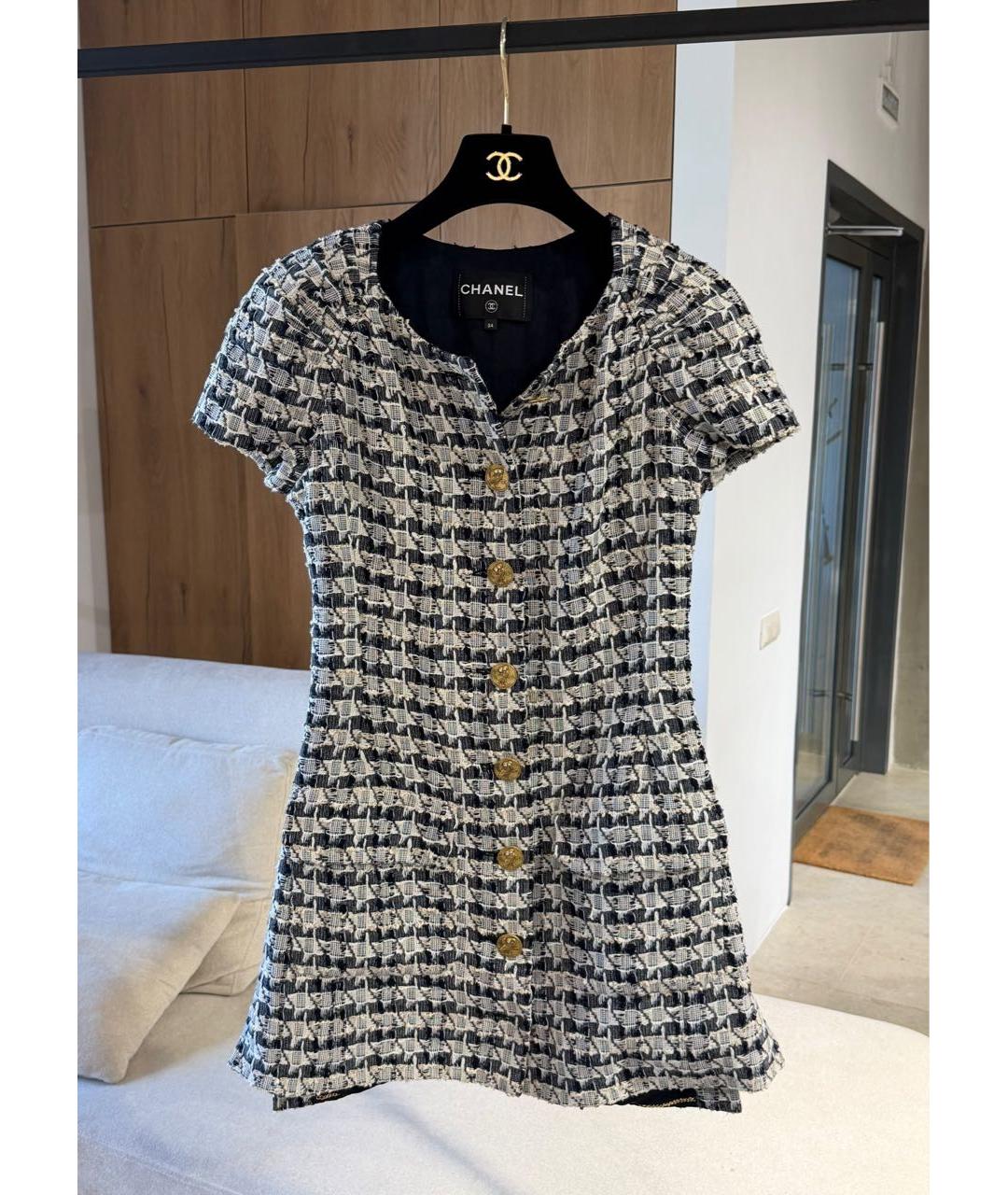 CHANEL Мульти повседневное платье, фото 4