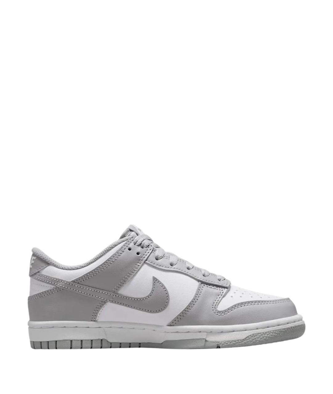 NIKE Серые кожаные кроссовки, фото 1