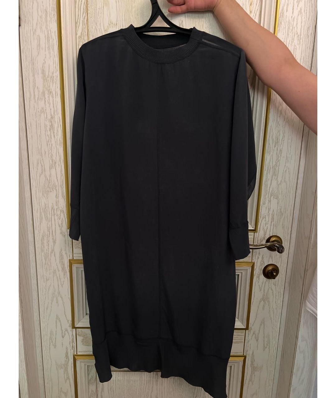BY MALENE BIRGER Антрацитовое шелковое вечернее платье, фото 5