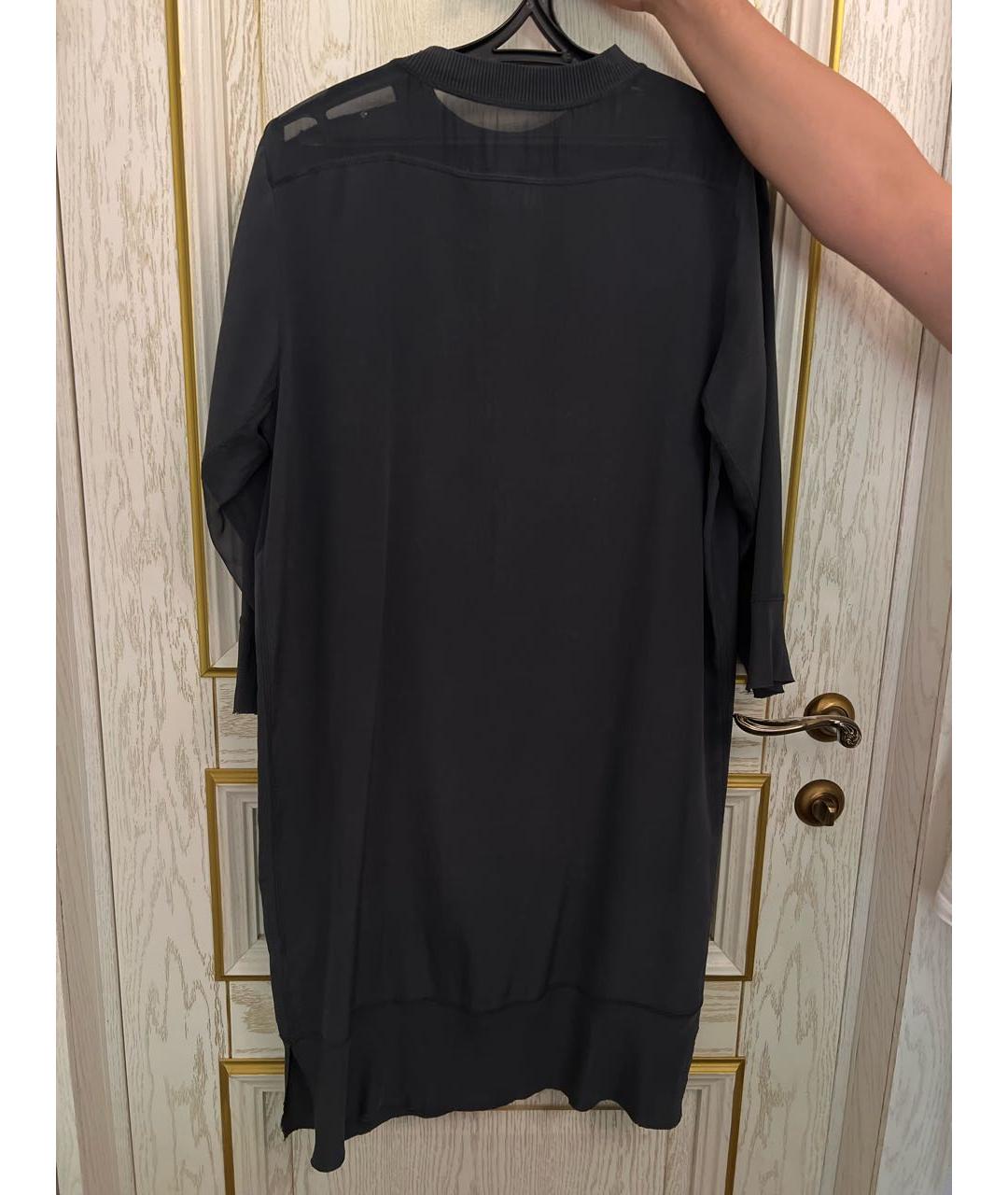BY MALENE BIRGER Антрацитовое шелковое вечернее платье, фото 2