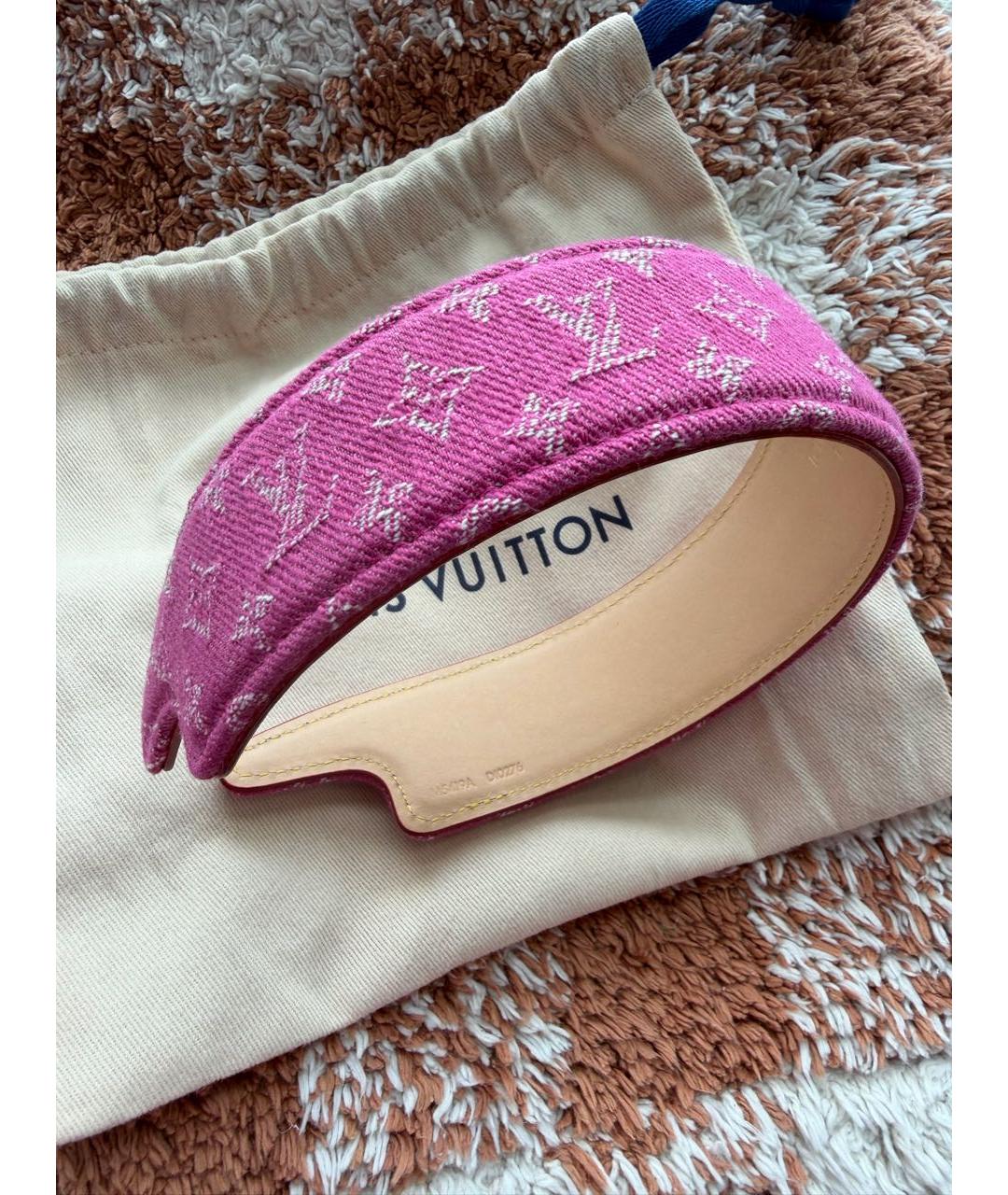 LOUIS VUITTON Розовый ободок, фото 2